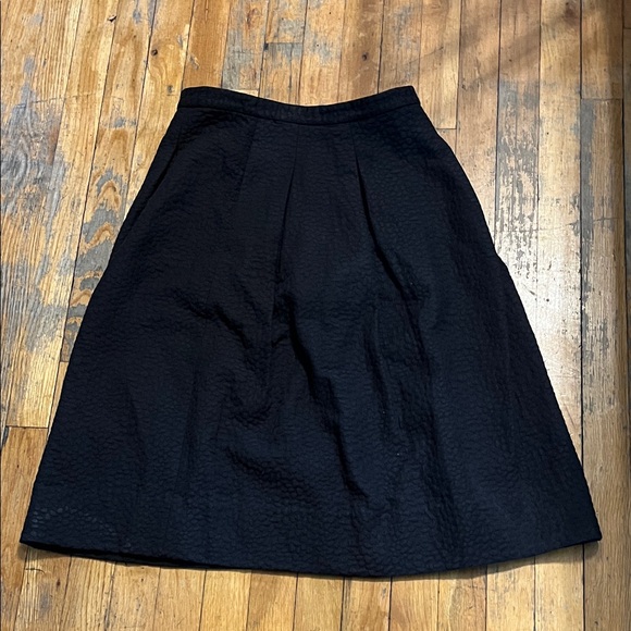 H&M Dresses & Skirts - H&M Black Textured A-Line Skirt